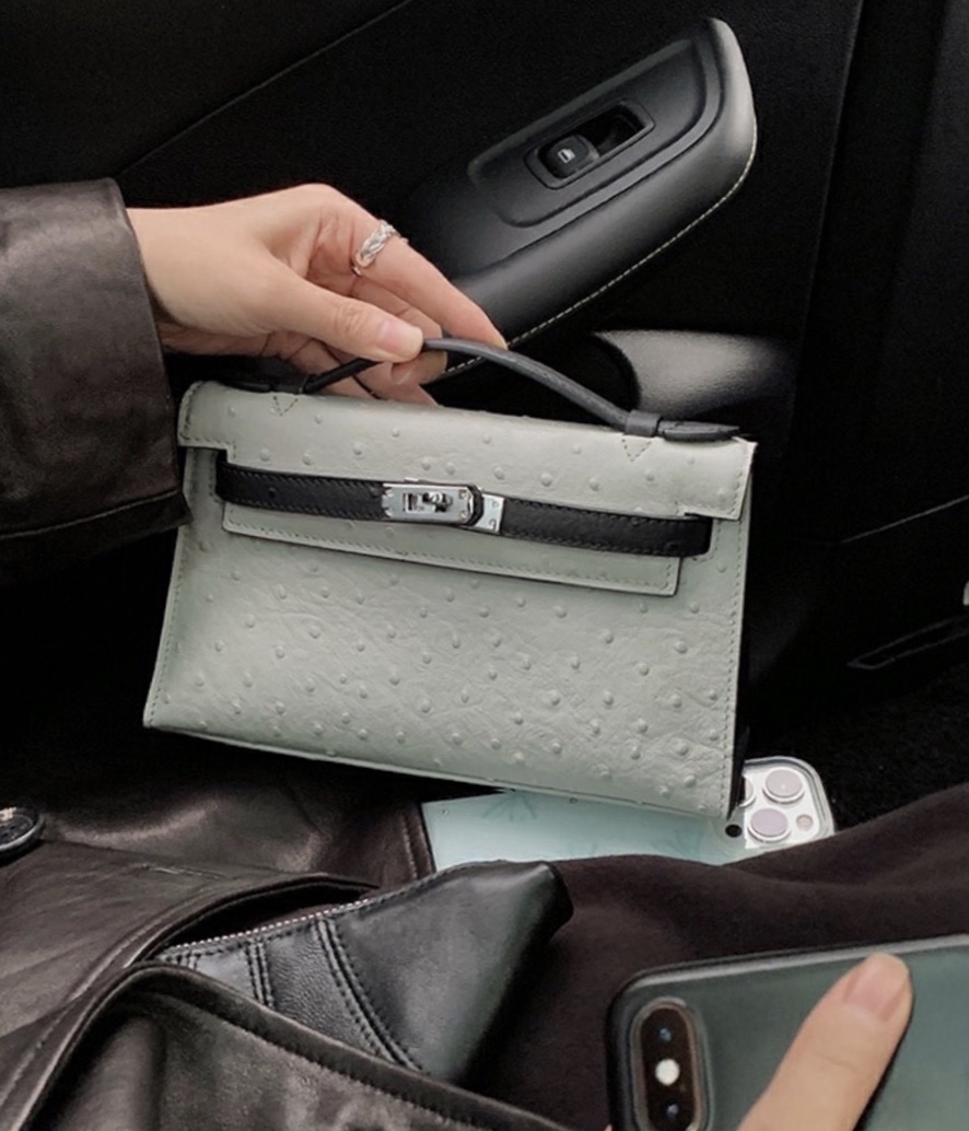 MBH Premium Leather Handbag with Chain Strap