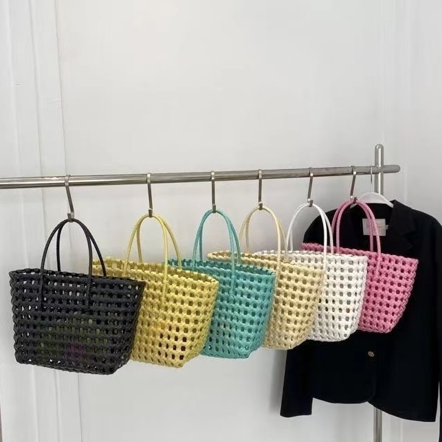 French Woven Basket Bag for Women Niche Summer Beach Handbag