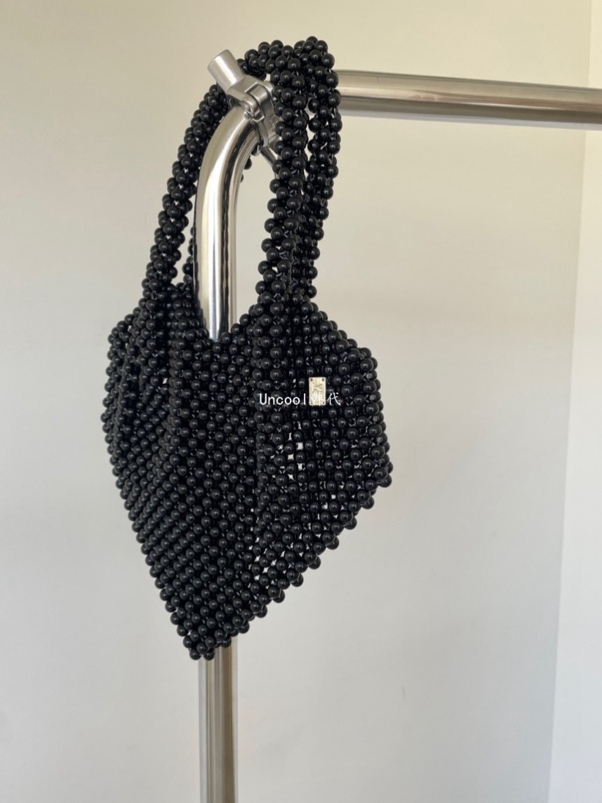 Loveyousomuch 2024 Summer Handmade Beaded Heart Handbag